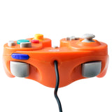 Classic Nintendo GC Gamecube Style USB Wired Controller Orange