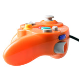 Classic Nintendo GC Gamecube Style USB Wired Controller Orange