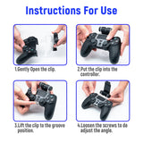 DOBE Mobile Phones Smartphone Clip Clamp Mount for PS4 Controller Wireless for Dualshock 4 for Playstation Controller Black (TP4-016)