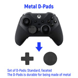 13 In 1 Metal Custom Replacement Button Set Tools for Xbox One Elite Series 2 Controller  - Black with Bumpers Thumbstick Mod
