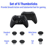 13 In 1 Metal Custom Replacement Button Set Tools for Xbox One Elite Series 2 Controller  - Black with Bumpers Thumbstick Mod