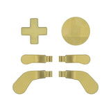 13 In 1 Metal Custom Replacement Button Set Tools for Xbox One Elite Series 2 Controller  - Gold with Bumpers Thumbstick Mod