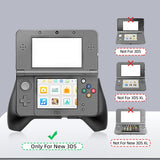 Nintendo 3DS Handle Grip with Stand Black
