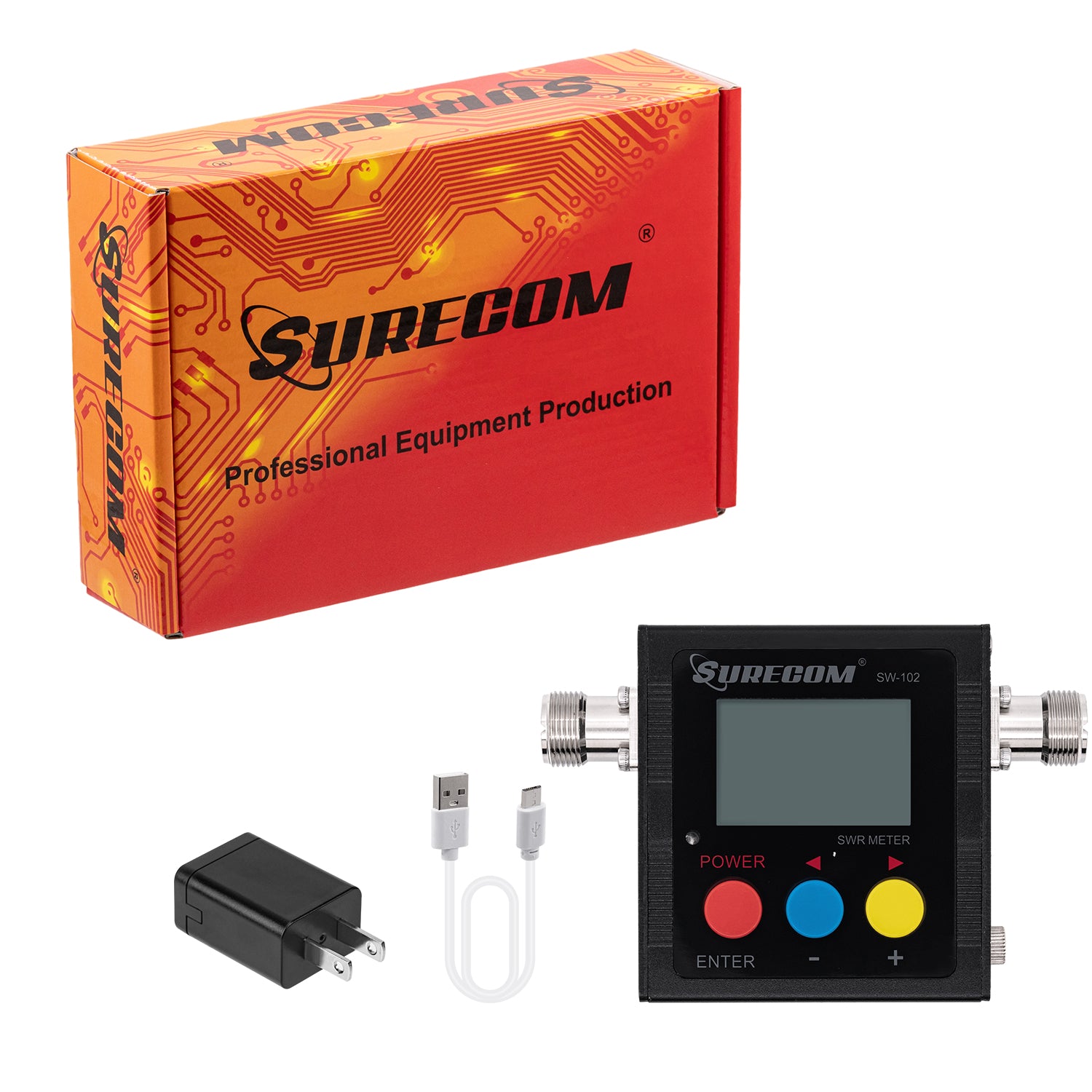 Surecom SW-102S Misuratore Potenza E SWR - Per VHF/UHF 125-525MHz, Connettore SO239, Fino A 120W - Foto 4