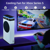 Upper Cooling Fan with RGB Lighting for Xbox Series S-White(SY-XSS-828)  For Xbox Series S console only