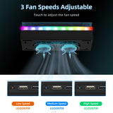 Upper Cooling Fan with RGB Lighting for Xbox Series S-White(SY-XSS-828)  For Xbox Series S console only
