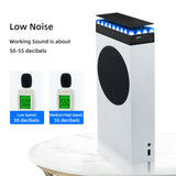 Upper Cooling Fan with RGB Lighting for Xbox Series S-White(SY-XSS-828)  For Xbox Series S console only