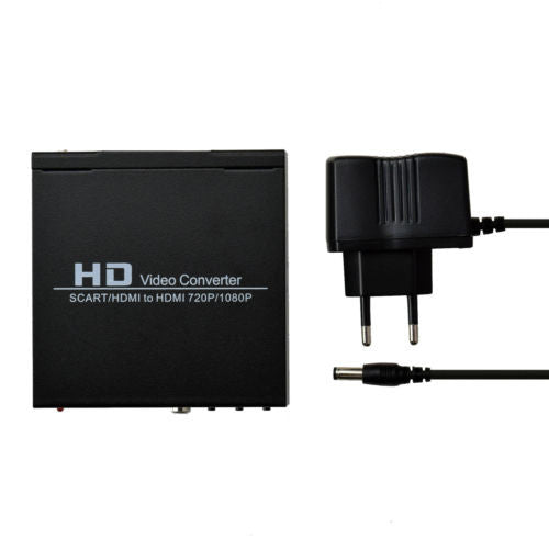 AV Audio Video Scart to Coaxial HDMI Adapter Converter Box