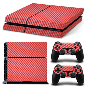 Vinyl Sticker Pattern Decals Red Carbon Fiber
