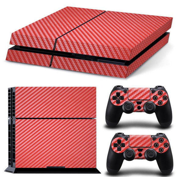 Vinyl Sticker Pattern Decals Red Carbon Fiber