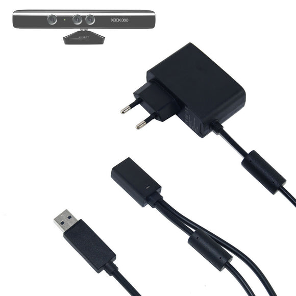 Xbox 360 Kinect Euro Plug AC Adapter Power Supply
