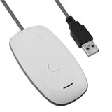 White Xbox 360 White PC Wireless Gaming Receiver USB