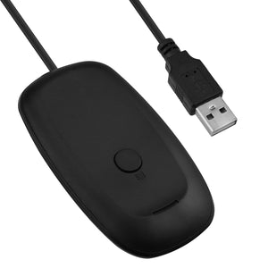 Black PC USB Wireless Gaming Receiver for XBox 360 for Windows