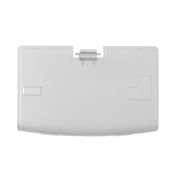 Gameboy Advance Battery Cover Door Clear White
