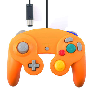 Wii GameCube Vibration Joypad Controller GC Orange