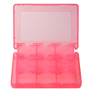 Nintendo 3DS 28 in 1 Game Card Memory Card Stylus Storage Case Pink