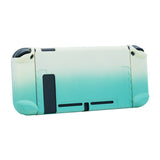 Latest Project Design Dockable Protective Case Shell with for Joy-con Faceplate and Thumb Cap for Nintendo Switch Pink/Blue