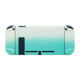 Latest Project Design Dockable Protective Case Shell with for Joy-con Faceplate and Thumb Cap for Nintendo Switch Pink/Blue