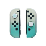 Latest Project Design Dockable Protective Case Shell with for Joy-con Faceplate and Thumb Cap for Nintendo Switch Pink/Blue