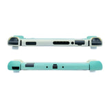 Latest Project Design Dockable Protective Case Shell with for Joy-con Faceplate and Thumb Cap for Nintendo Switch Pink/Blue