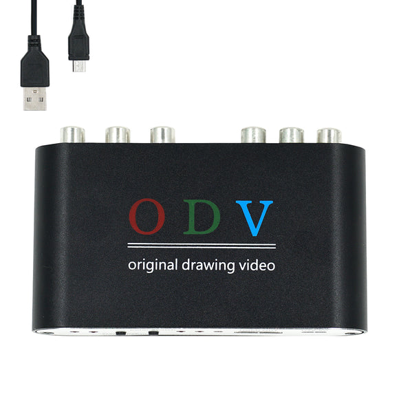 ODV Composite RCA/S-Video/YPbPr to HDMI Converter