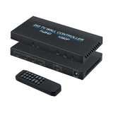 1-to-4 TV Video Wall Controller HDMI USB Matrix Switch 2x2 Processor With EU + UK Plug