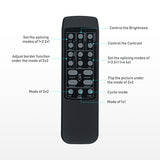 1-to-4 TV Video Wall Controller HDMI USB Matrix Switch 2x2 Processor With EU + UK Plug