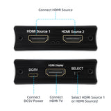 2-to-1 8K HDMI Switch 8K@60Hz 4K@120Hz (NK-W80)