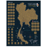 Scratch Map - Thailand Edition (GWM-THAI)