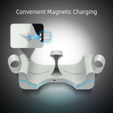 Wall Mount Charging Dock for Oculus Quest 2 Helmet - White (ZY-36)