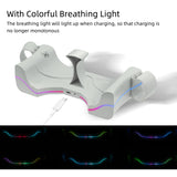 Wall Mount Charging Dock for Oculus Quest 2 Helmet - White (ZY-36)