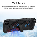 Protective TPU Case with Kickstand and Touchpad/Button Stickers - Black (JYS-SD009)