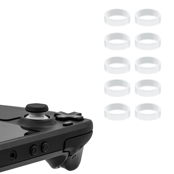 10 Pieces Silicone Joystick Protector for Steam Deck-Transparent