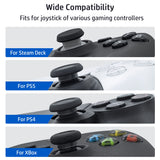 10 Pieces Silicone Joystick Protector for Steam Deck-Transparent