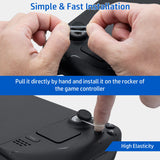 10 Pieces Silicone Joystick Protector for Steam Deck-Transparent
