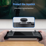 10 Pieces Silicone Joystick Protector for Steam Deck-Transparent