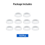 10 Pieces Silicone Joystick Protector for Steam Deck-Transparent