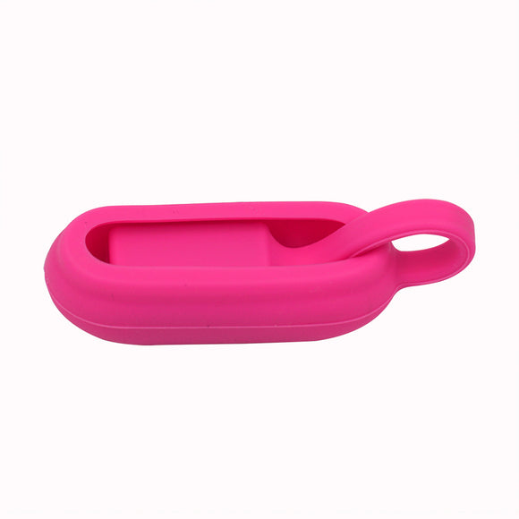 Pink / Black Silicone Magnetic Clip Holder for Pokemon Go-tcha / Xiaomi Mi Band 1 & 2