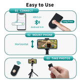 K07 Selfie Stick Integrated Tripod Stand with Wireless Remote for Mobile Phone