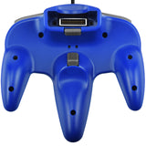 Nintendo N64 Full Size Wired Controller Game Pad Blue