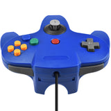 Nintendo N64 Full Size Wired Controller Game Pad Blue