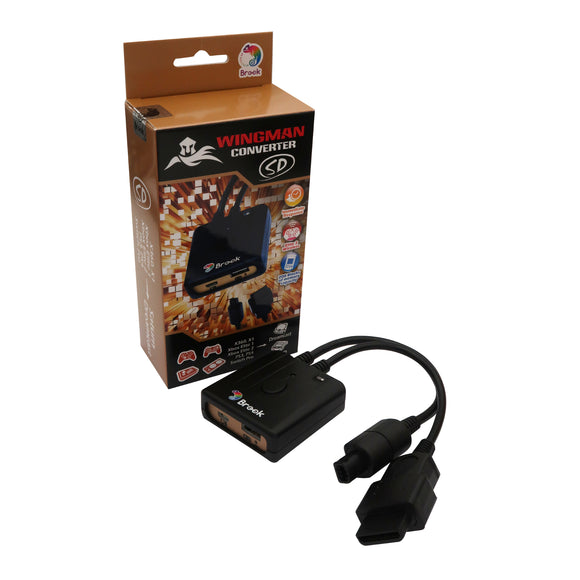 Brook Wingman SD Converter for Xbox 360/Xbox One/Xbox Elite 1&2/PS3/PS4/Switch Pro Controller to Sega Dreamcast & Saturn Console