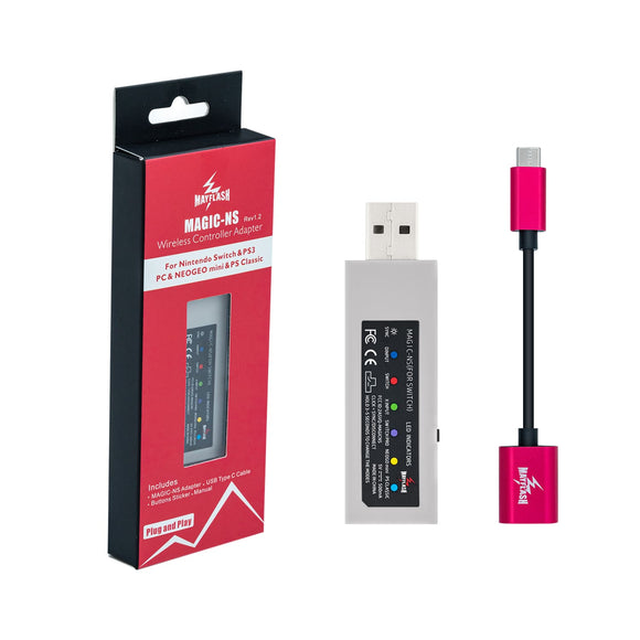 Mcbazel Mayflash MAGIC-NS Wireless Adapter for PS4 PS3 Xbox One S 360