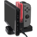 DOBE Charging Dock for Nintendo Switch/ Switch Oled Joy-Con & Pro Controller - Black