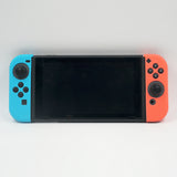 Blue& Red Silicone Case with 3-Set Thumb Stick Caps for Nintendo Switch/ Switch Oled Joy-Con Controller
