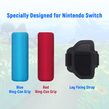 Adjustable Elastic Leg Strap Non-slip Controller Cloth Cover Grips For Nintend Switch/ Switch OLED Joy-Con