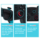 T23 Dual Vibration Wireless Controller with Wake-Up Function for Nintendo Switch/ Switch Oled/ Switch lite/PC