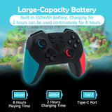 T23 Dual Vibration Wireless Controller with Wake-Up Function for Nintendo Switch/ Switch Oled/ Switch lite/PC