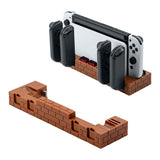 Red Brick Charging Dock with 8 Game Card Slots for Nintendo Switch/Switch OLED Joy-Cons (HS-SW488)