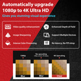 PhotoFast 4K Gamer+ Enhance 1080p to 4R Resolution Adapter for Nintendo Switch/Switch OLED/Wii U/Chromecast/Apple TV